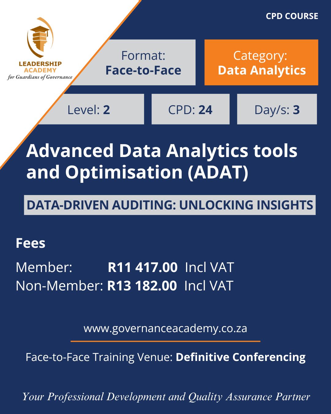 DATA ANALYTICS FOR INTERNAL AUDITORS